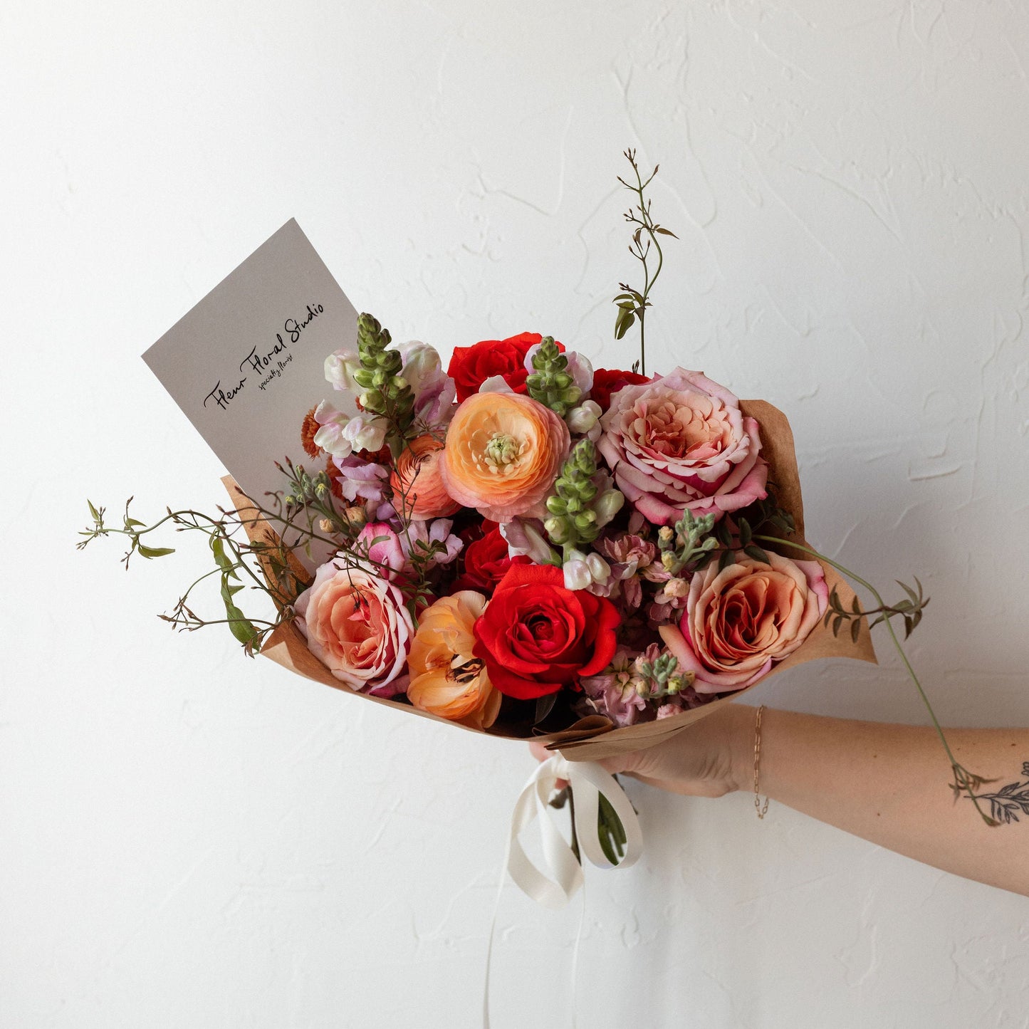 Valentine's Day Wrapped Bouquet