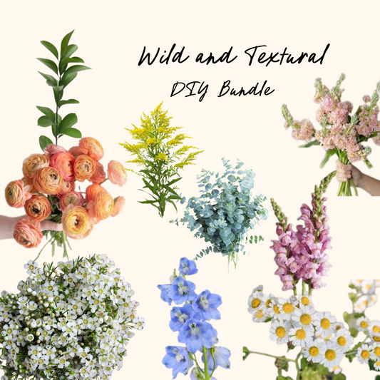 Wild and Textural DIY Flower Bundle